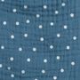 Voir la diapositive 2 : Paris Prix Couverture pour Bébé  Coton  75x75cm Bleu Foncé