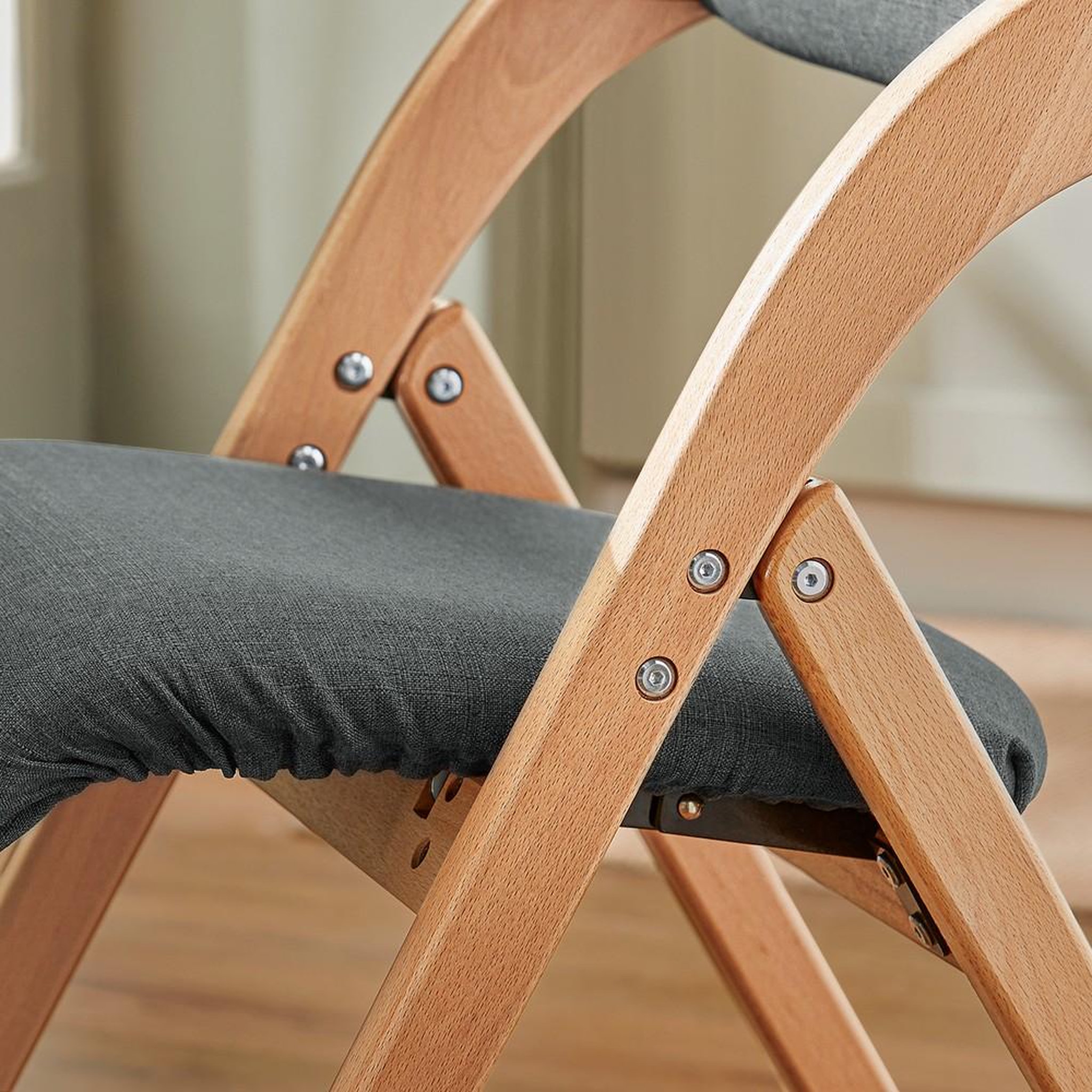 Voir la diapositive 6 : SOBUY SoBuy - Chaise Pliante ergonomique rembourrée - Nordique - FST92
