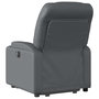 Voir la diapositive 5 : VIDAXL Fauteuil inclinable Gris Similicuir