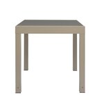 The Home Deco Factory Table de jardin extensible HARIA - Beige