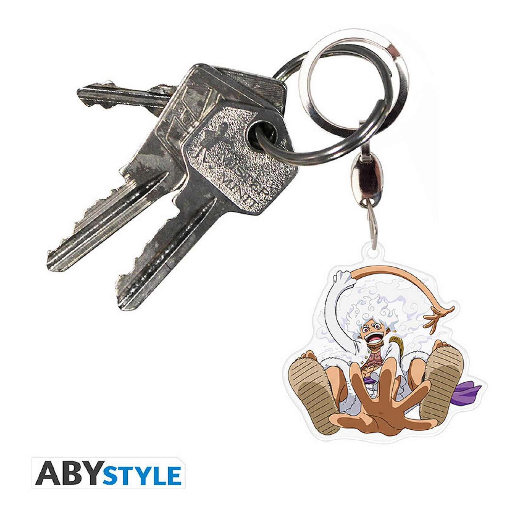 Voir la diapositive 2 : ABYstyle Porte-cles - One Piece - Luffa Gear 5th