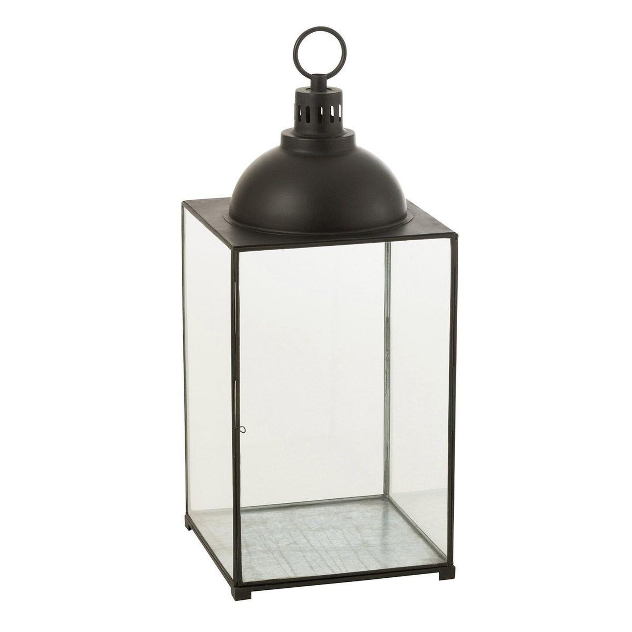 J-LINE Lanterne Design en Verre  Hagrid  85cm Noir