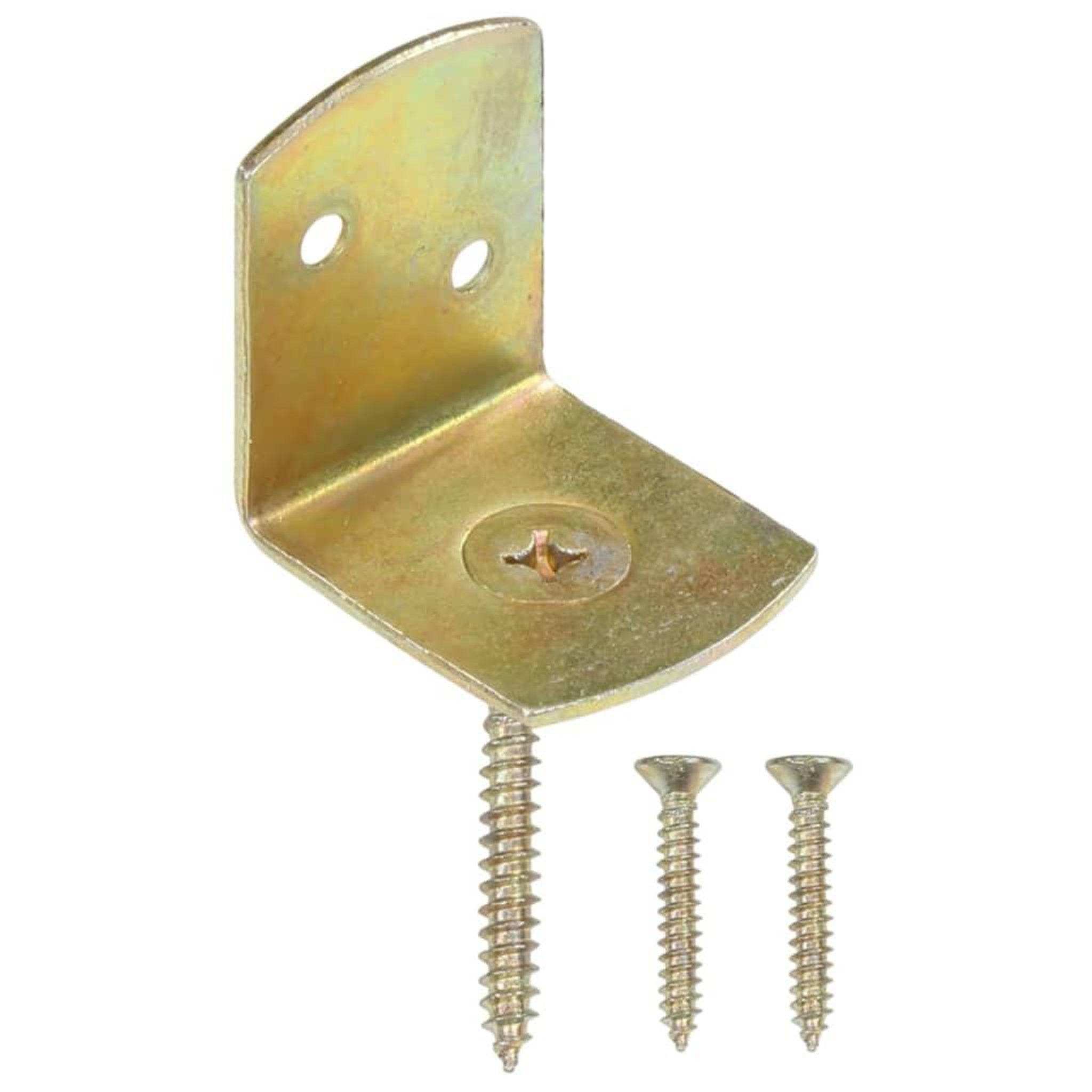 Voir la diapositive 2 : VIDAXL Supports de panneau de cloture 48pcs forme en l metal galvanise