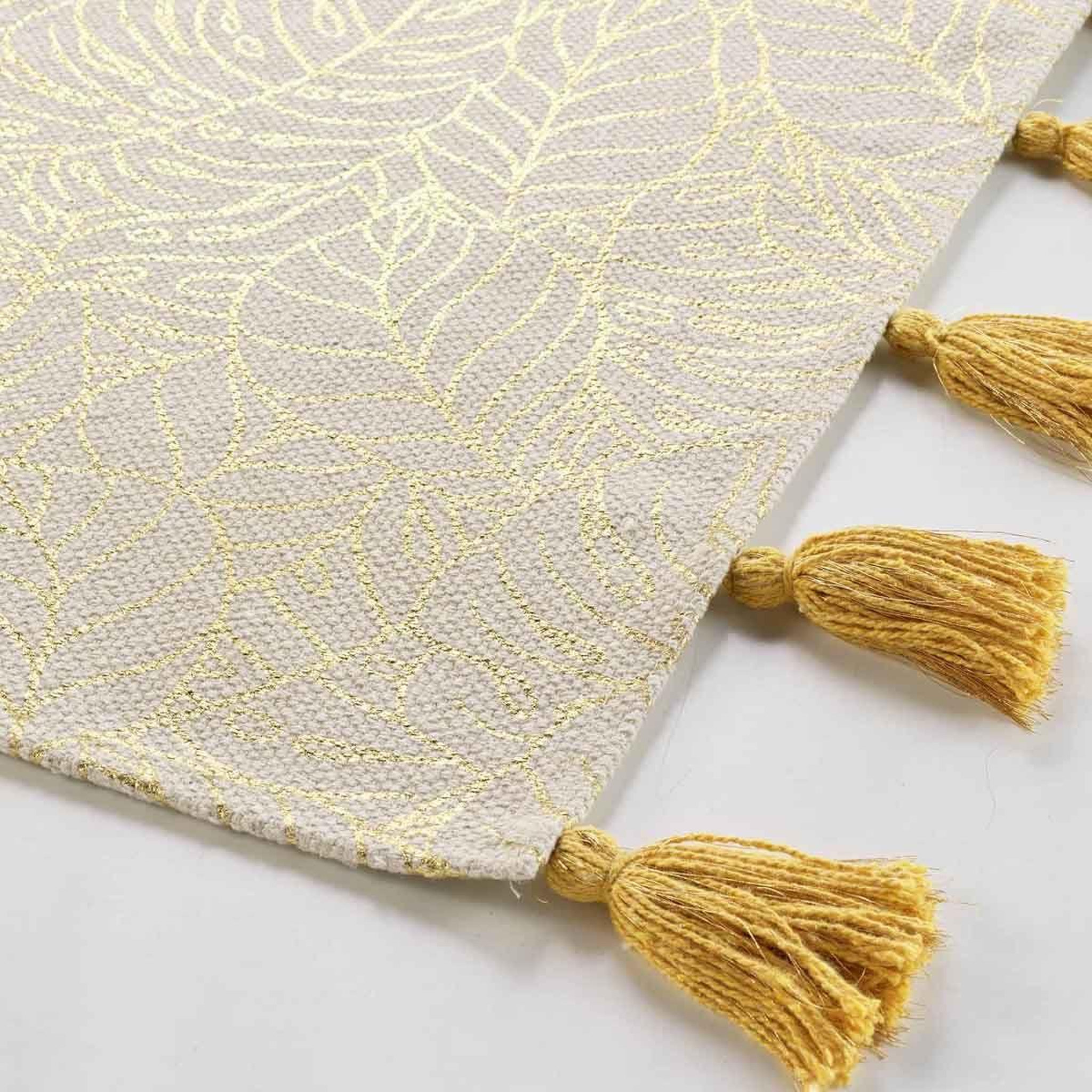 Voir la diapositive 2 : Douceur d'Intérieur Tapis déco imprimé  solea  60x90cm or