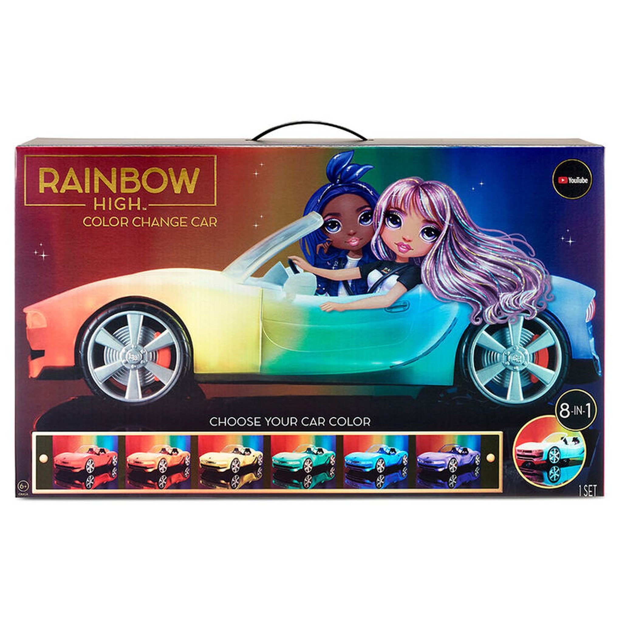 Voir la diapositive 3 : MGA Véhicule - Rainbow High voiture arc-en-ciel