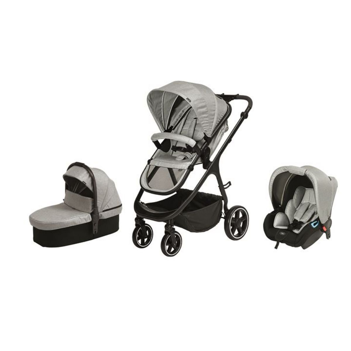 BREVI Poussette trio Adon 