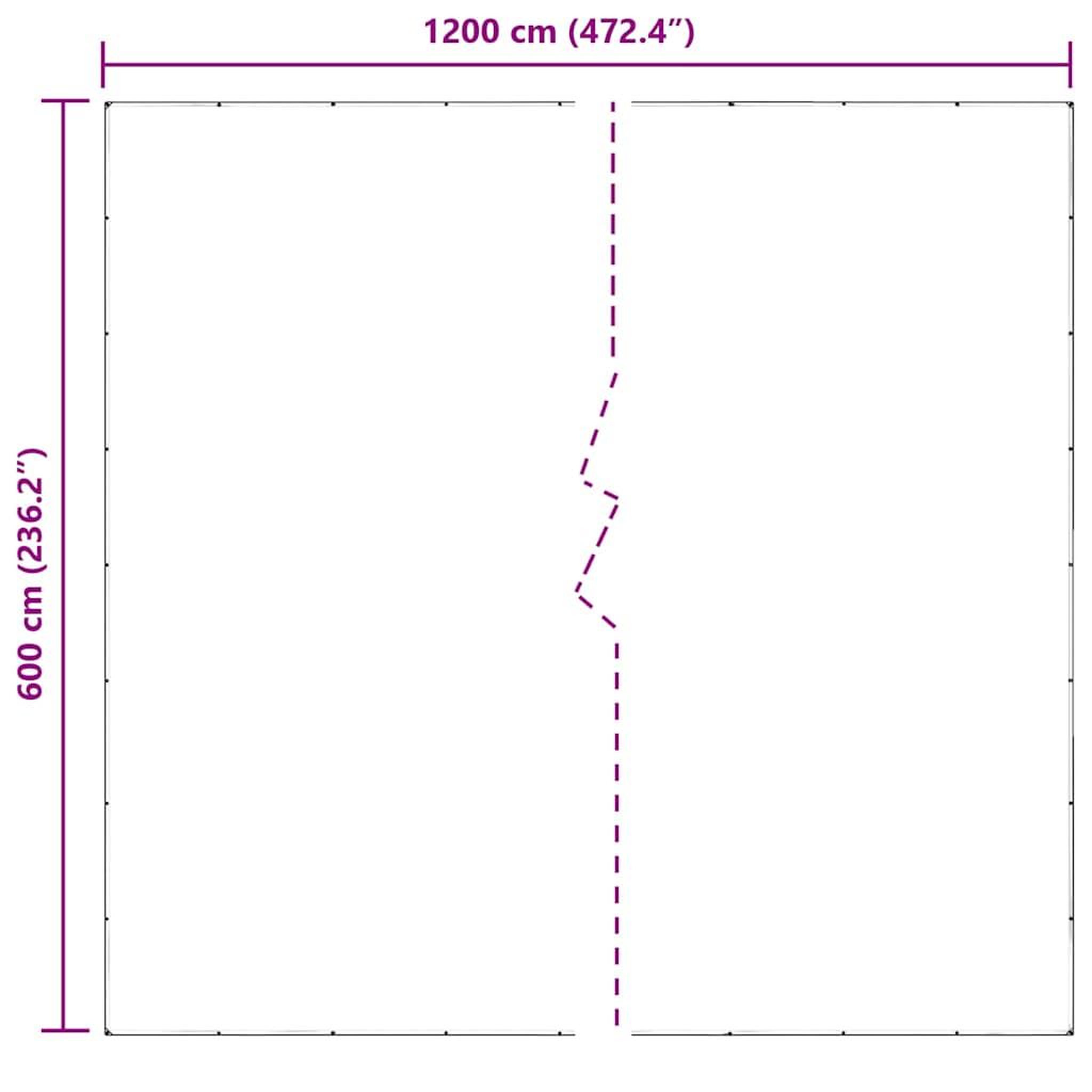 Voir la diapositive 6 : VIDAXL Bache transparente avec œillets 6x12 m PVC