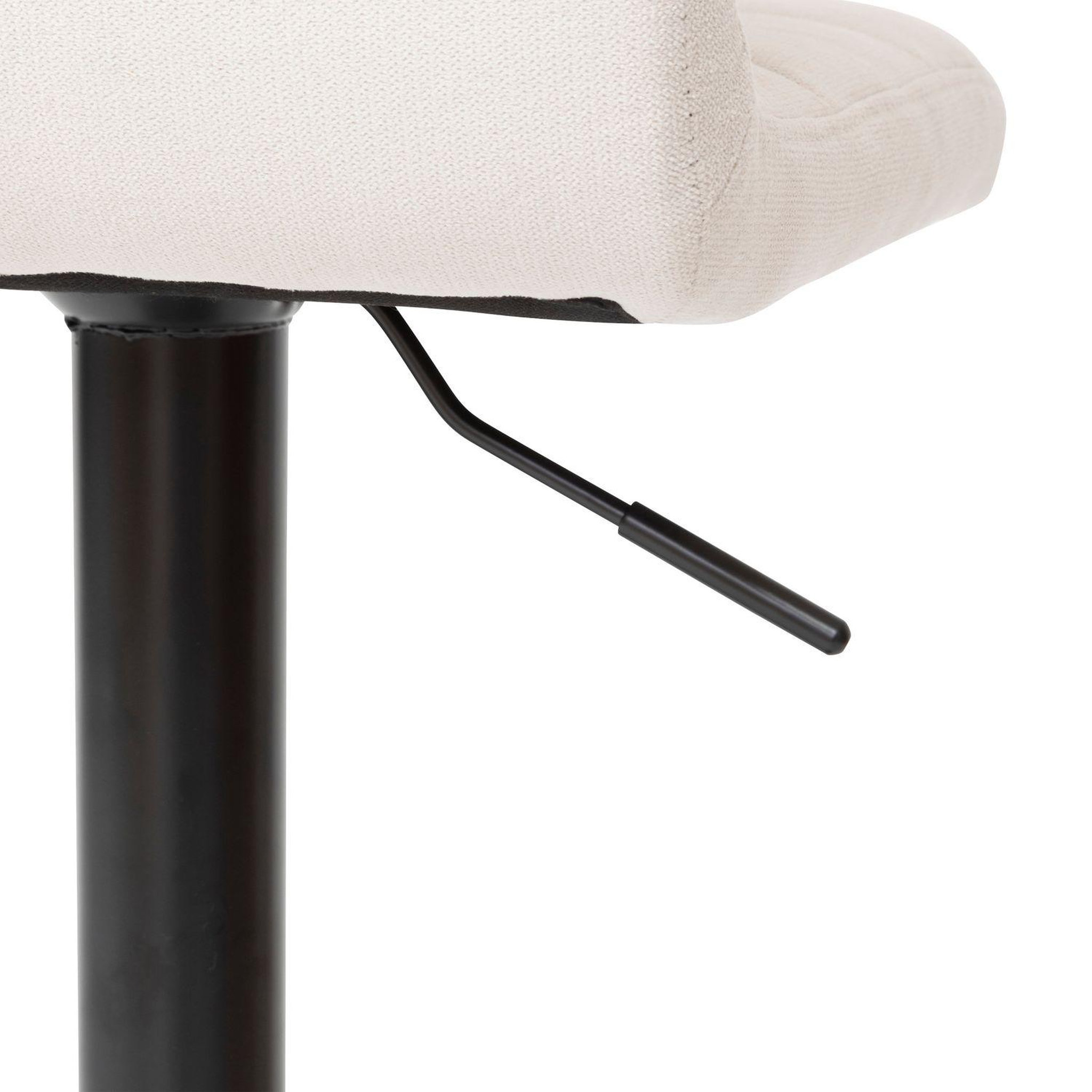 Voir la diapositive 3 : TOILINUX Lot de 2 chaises de bar en tissu delek