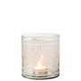 Voir la diapositive 2 : Paris Prix Photophore Design  Verre Motifs  16cm Transparent