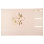 Paris Prix Sous Main en Papier  Lady Boss  50cm Rose