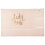 Voir la diapositive 1 : Paris Prix Sous Main en Papier  Lady Boss  50cm Rose