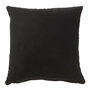 Voir la diapositive 2 : Paris Prix Coussin Déco Imprimé  Ligne  43x43cm Noir