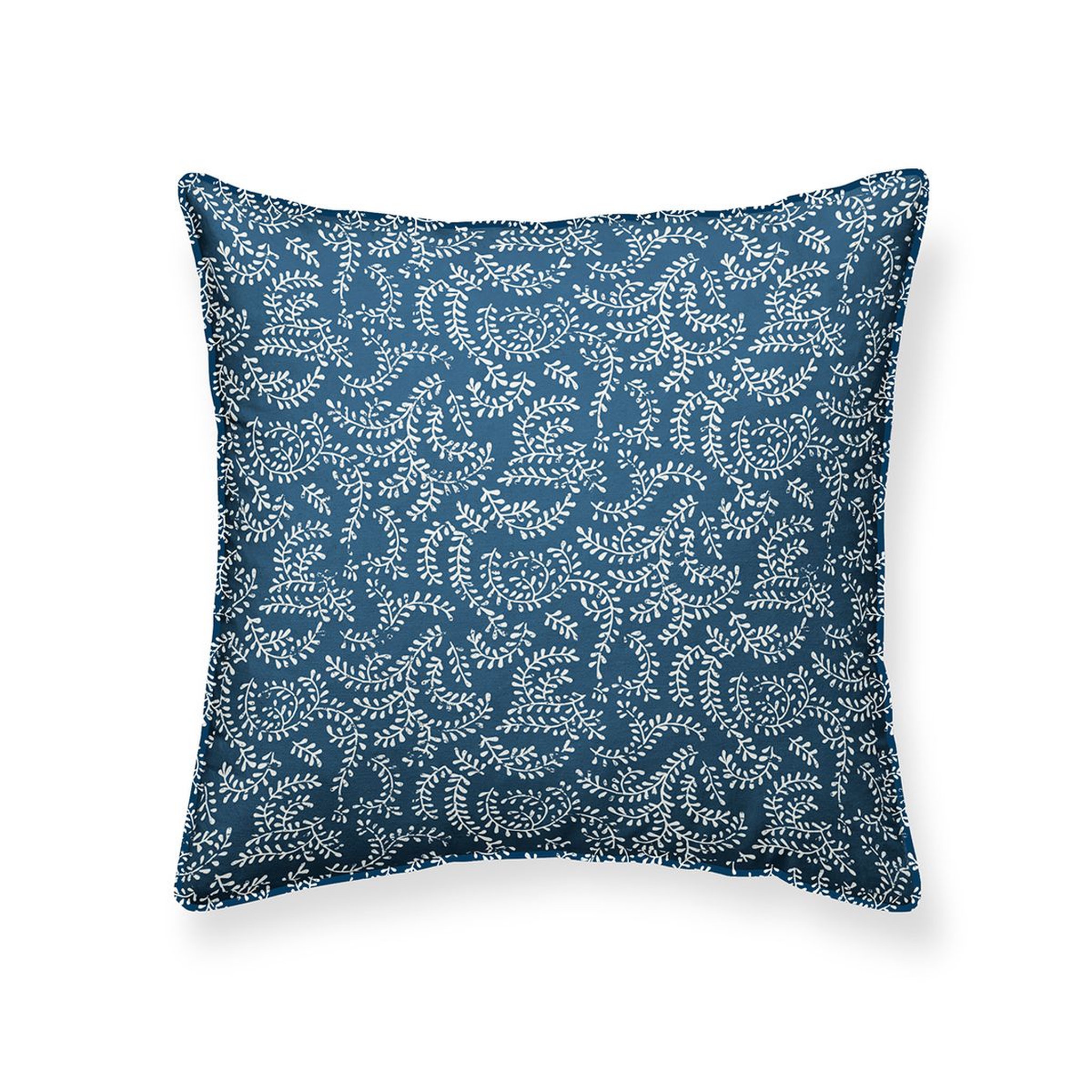 Voir la diapositive 2 : TODAY Coussin déco déhoussable en Coton imprimé Bohème KERALA 