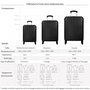 Voir la diapositive 2 : Degré Lot 3 valises rigides dont 1 valise cabine