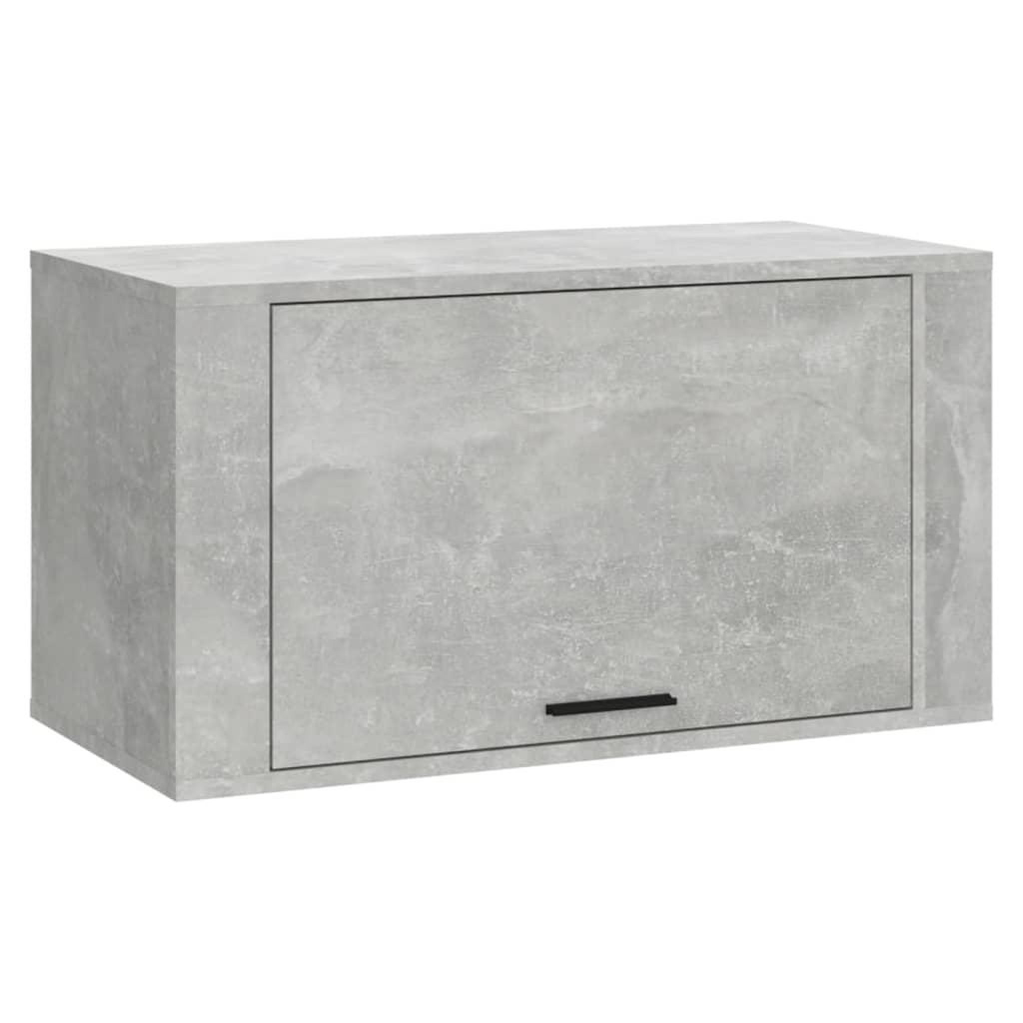Voir la diapositive 2 : VIDAXL Armoire a chaussures murale Gris beton 70x35x38 cm