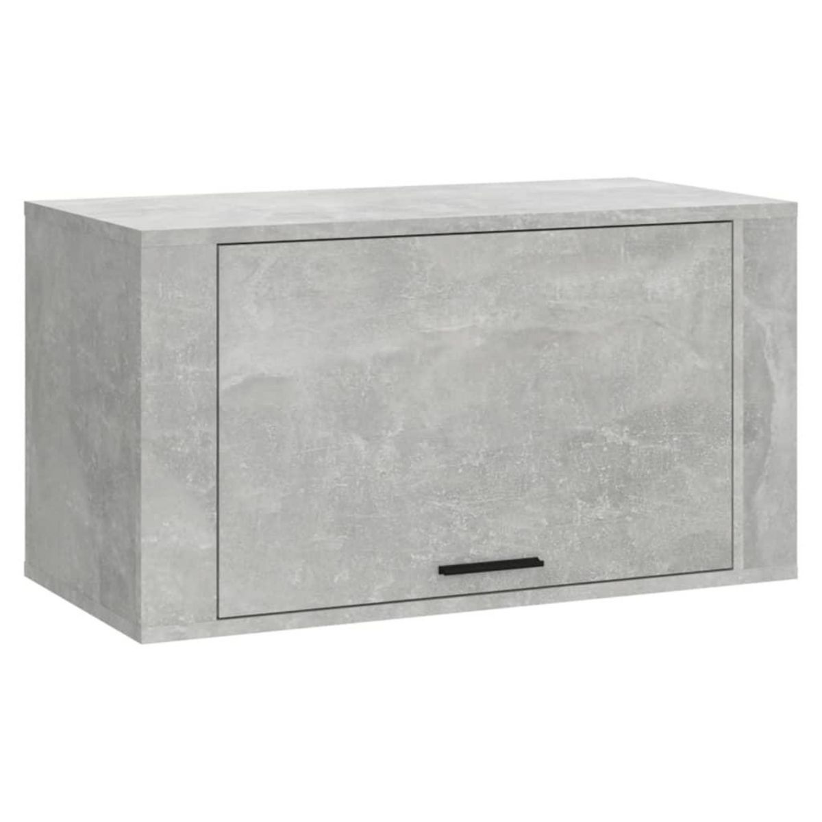 VIDAXL Armoire a chaussures murale Gris beton 70x35x38 cm