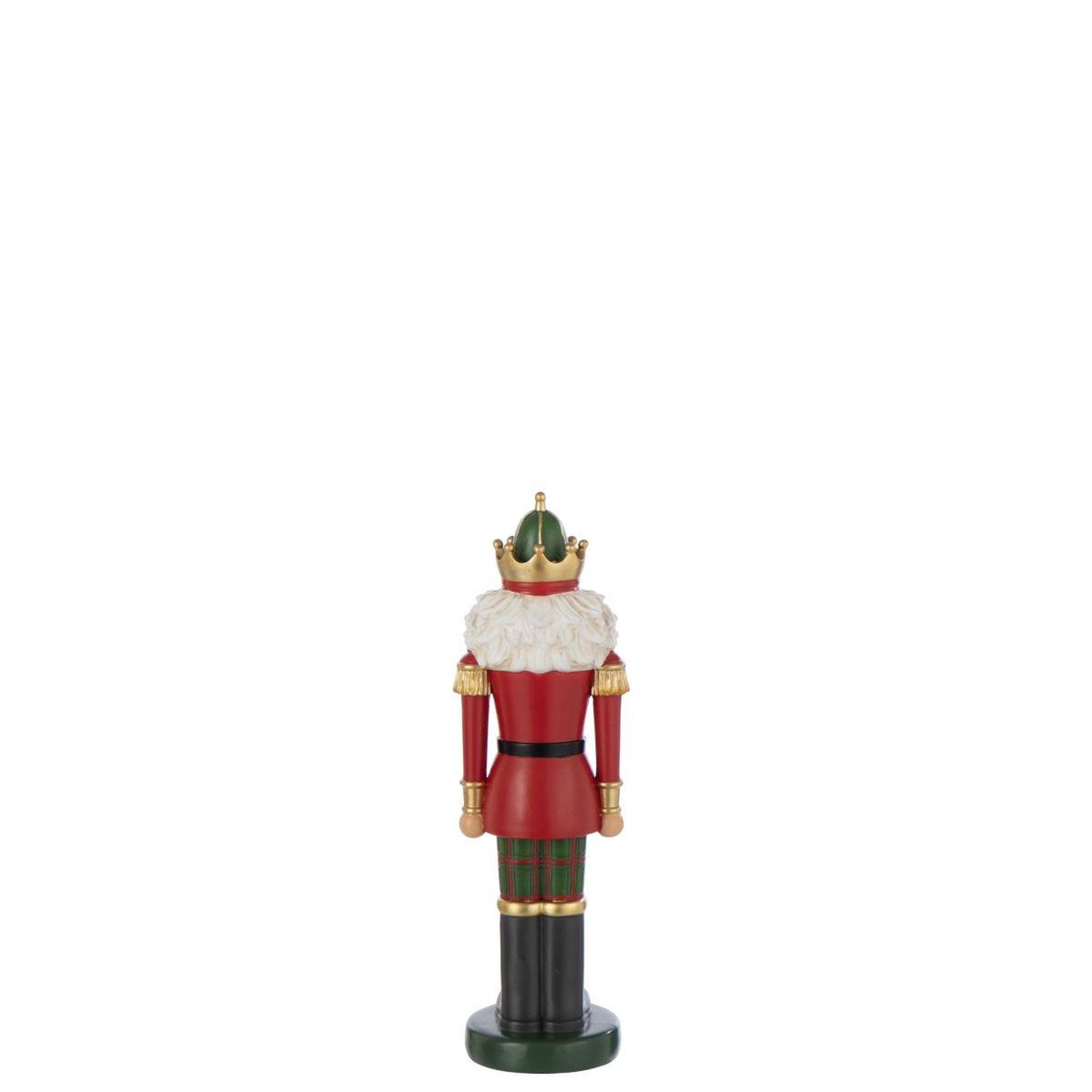 Voir la diapositive 2 : J-LINE Casse-noisette déco  christmas  28cm multicolore