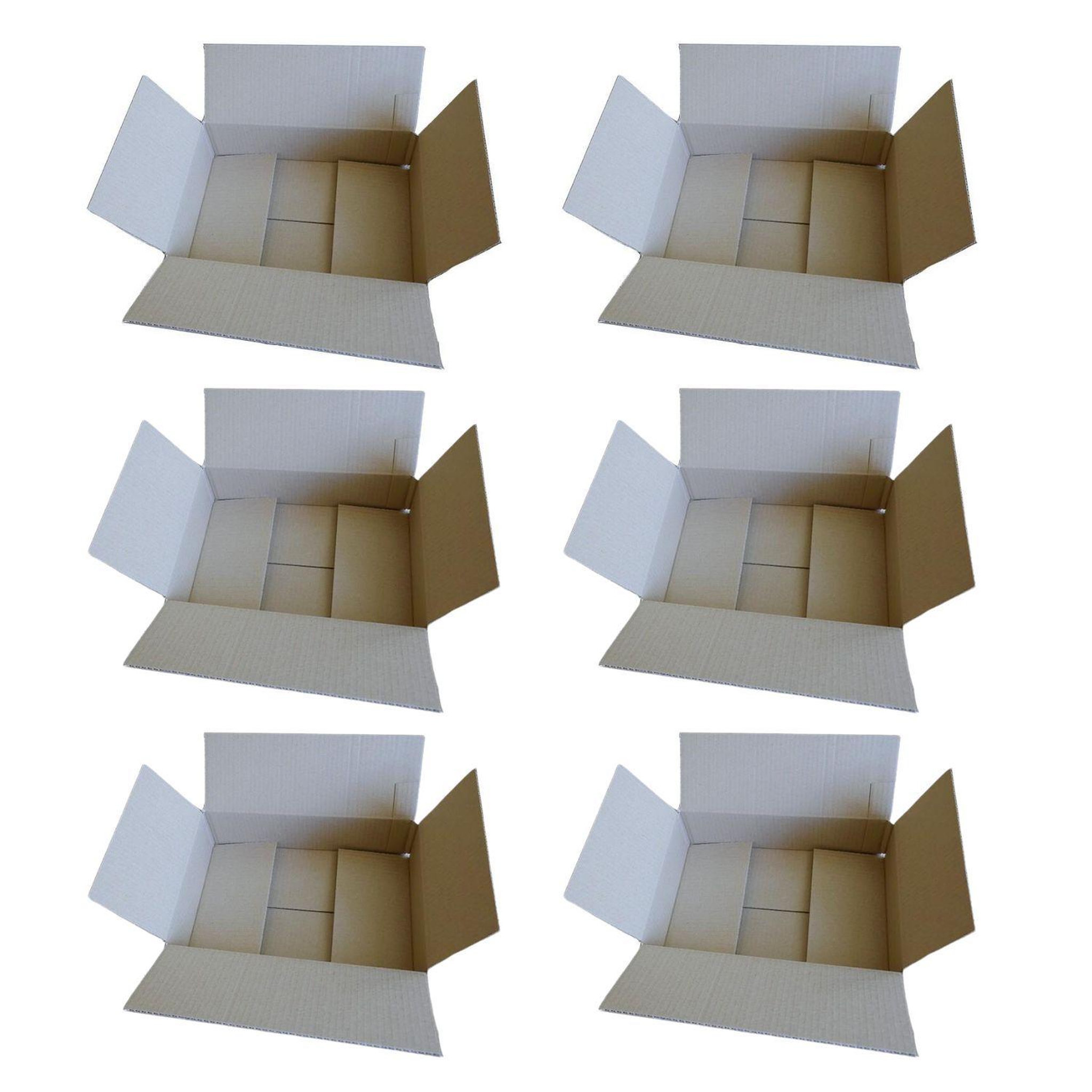 RAJA 6 cartons d'emballage 31 x 21 x 7,5 cm