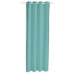 TODAY Rideau occultant à oeillets en polyester 140x260 cm. Coloris disponibles : Vert, Noir