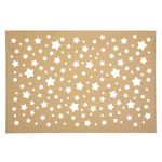 FEERIC LIGHT & CHRISTMAS Lot 6x Set de table de Noël design ajouré Etoile. Coloris disponibles : Gris