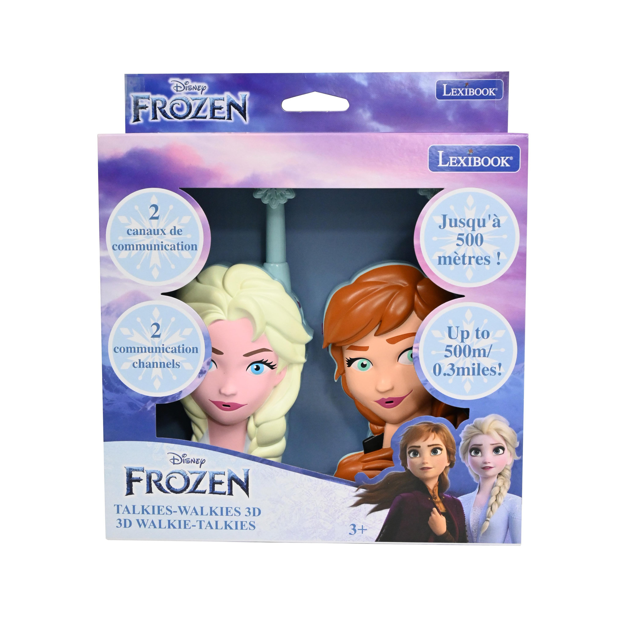 Voir la diapositive 3 : Lexibook Talkies-walkies La Reine des neiges 3D