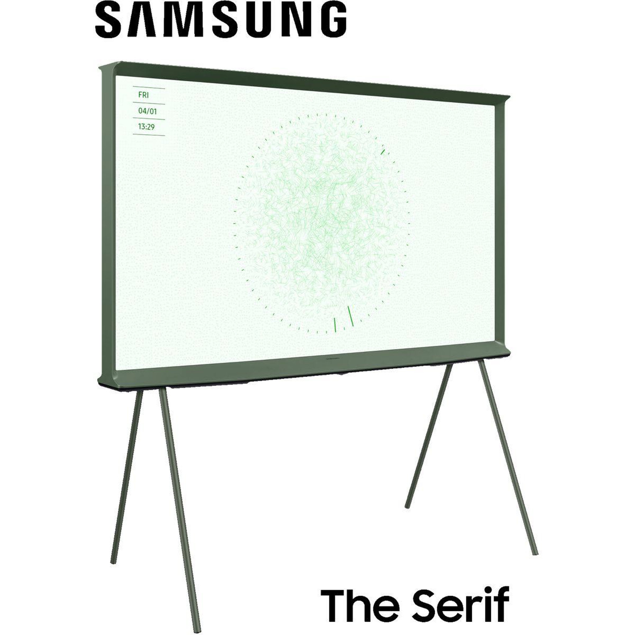 Voir la diapositive 1 : Samsung TV QLED The Serif TQ55LS01D Vert 2024