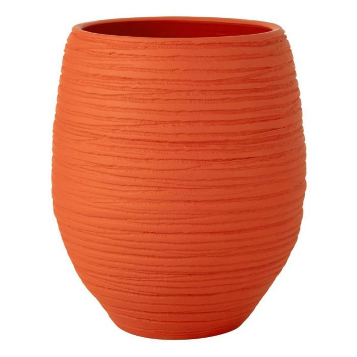 Paris Prix Cache-Pot en Céramique  Fiesta  60cm Orange