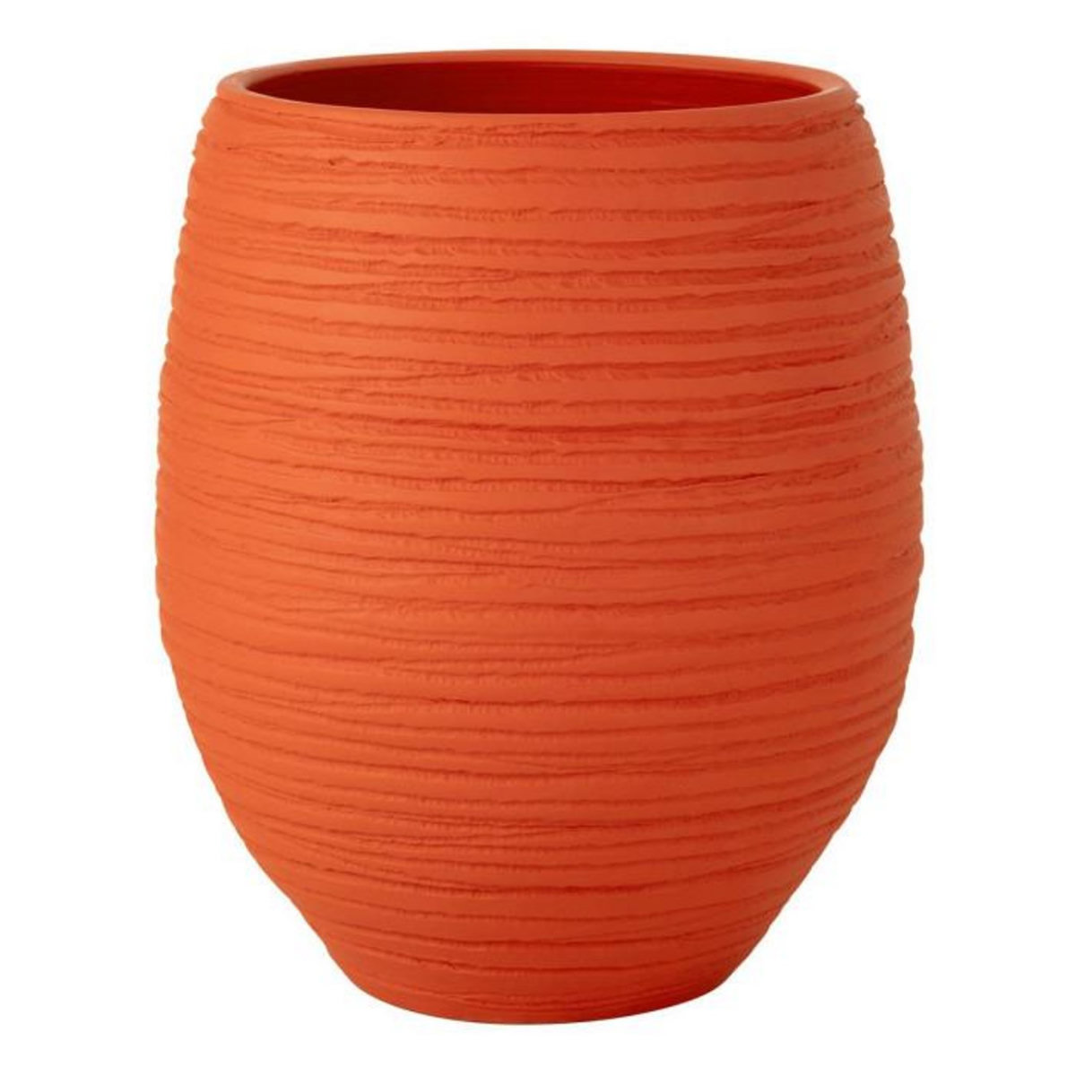 Paris Prix Cache-Pot en Céramique  Fiesta  60cm Orange