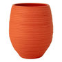 Voir la diapositive 1 : Paris Prix Cache-Pot en Céramique  Fiesta  60cm Orange