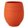 Voir la diapositive 1 : Paris Prix Cache-Pot en Céramique  Fiesta  60cm Orange