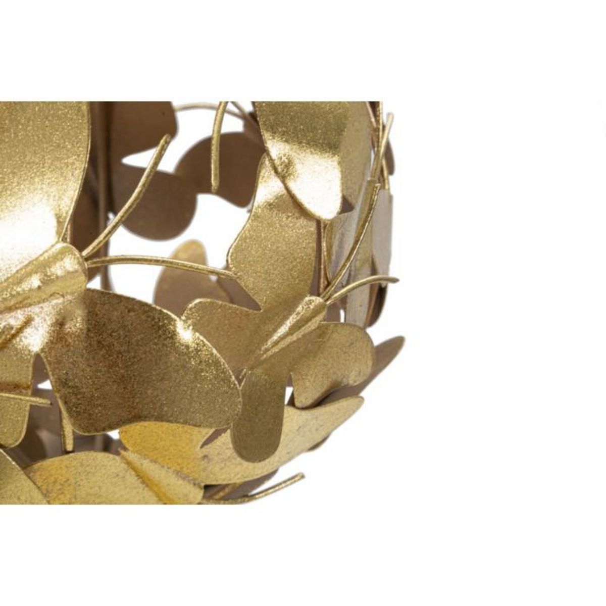 Paris Prix Objet Déco Sphère en Métal  Papillons  40cm Or