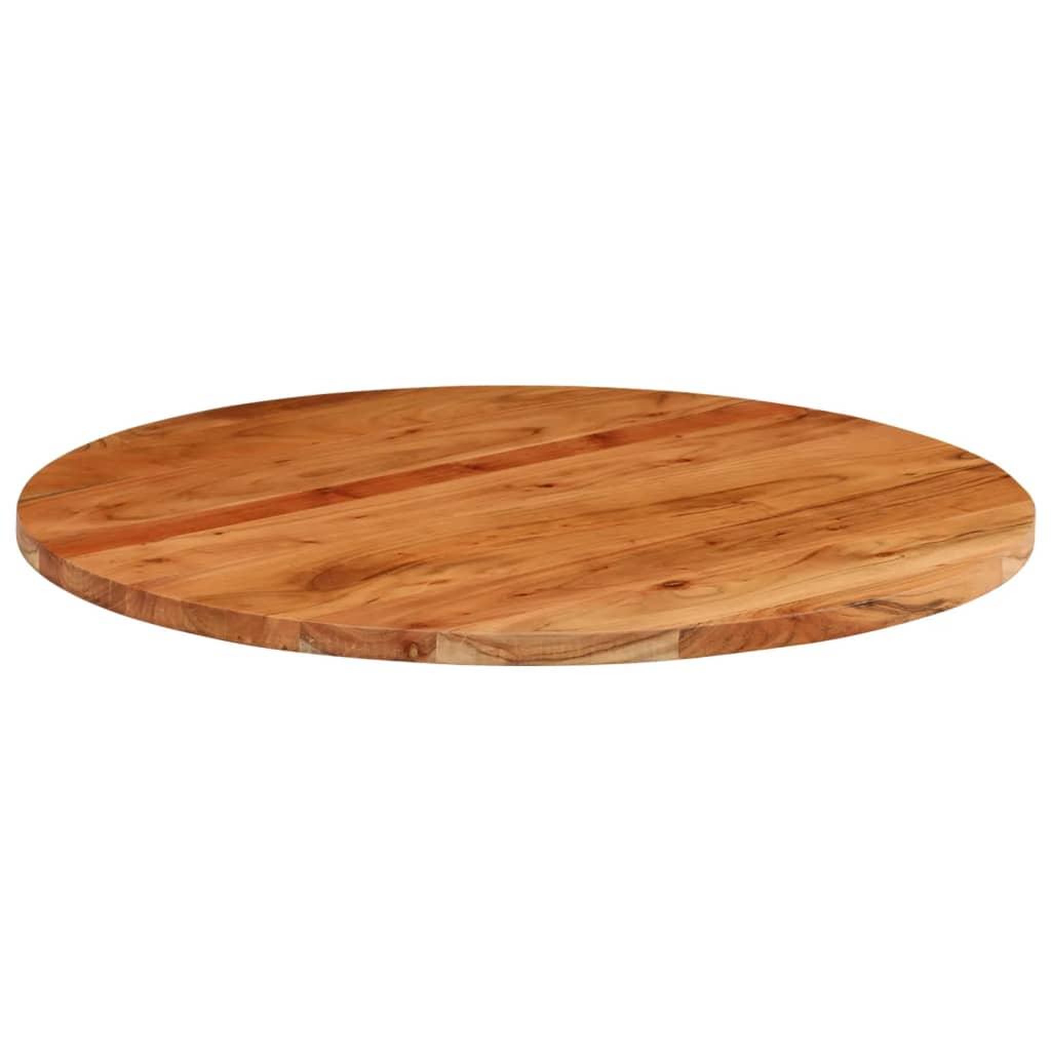 Voir la diapositive 3 : VIDAXL Dessus de table Ø80x2,5 cm rond bois massif d'acacia