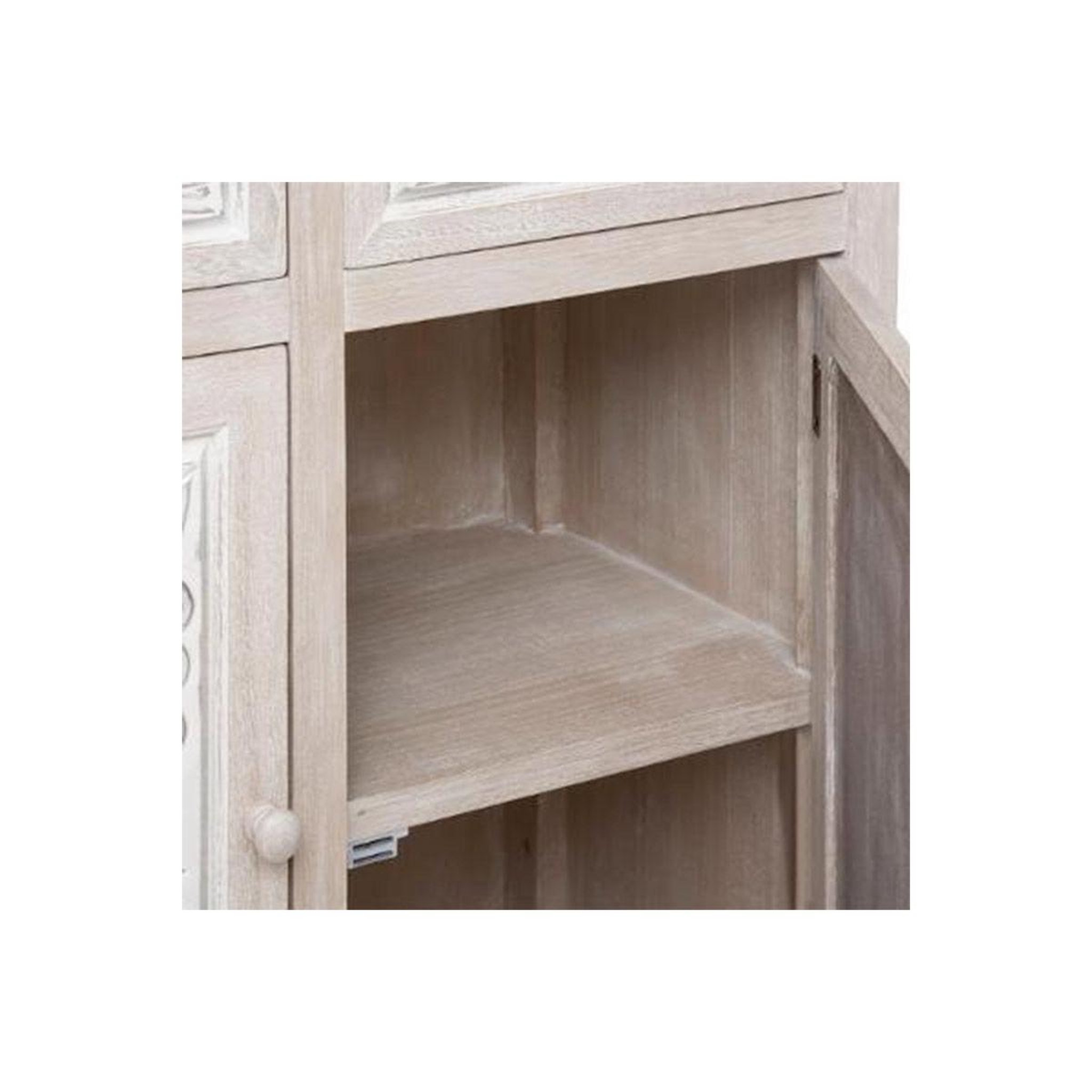 Voir la diapositive 4 : ATMOSPHERA Buffet 2 portes & 2 tiroirs  hina  85cm naturel