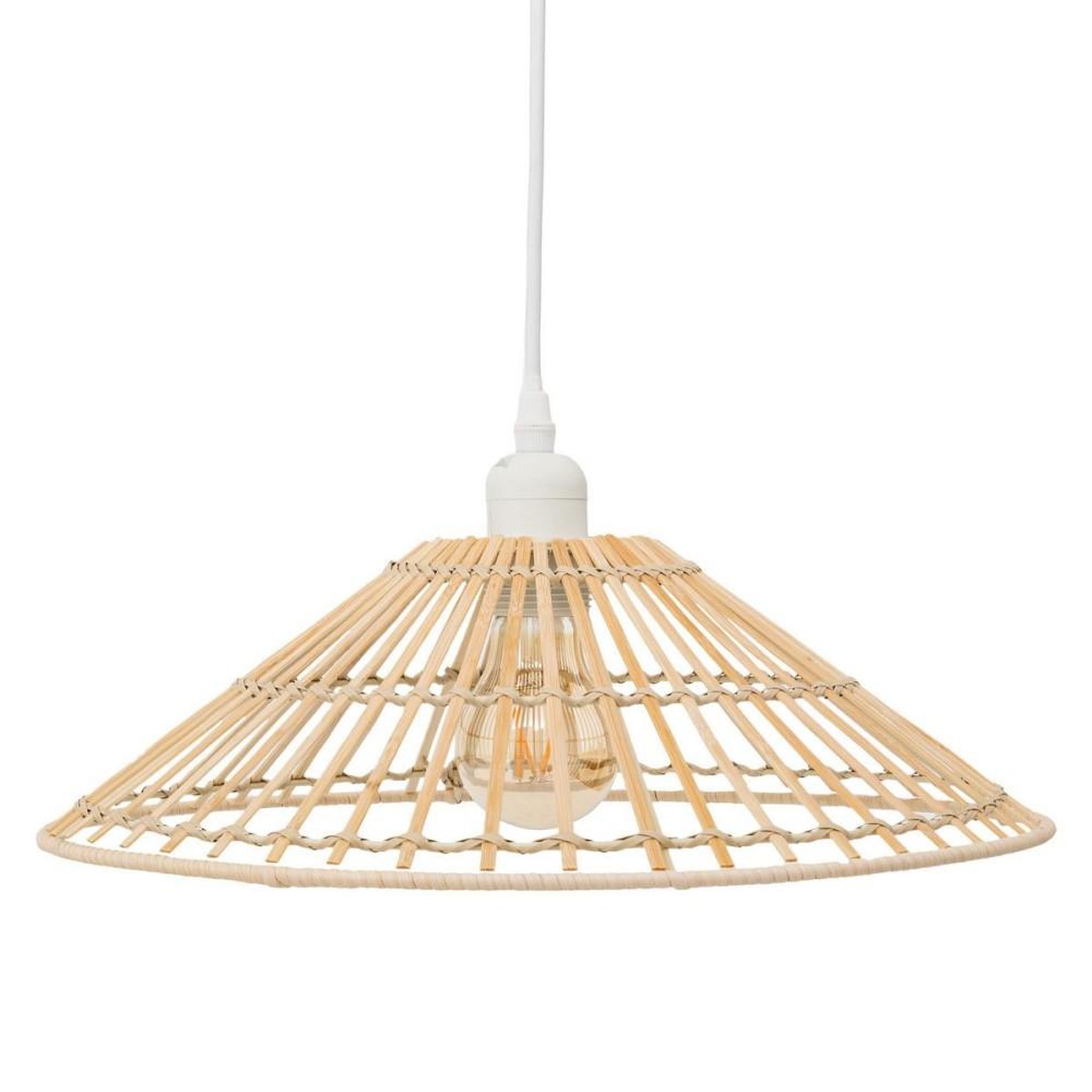 ATMOSPHERA Suspension cône en bambou naturel