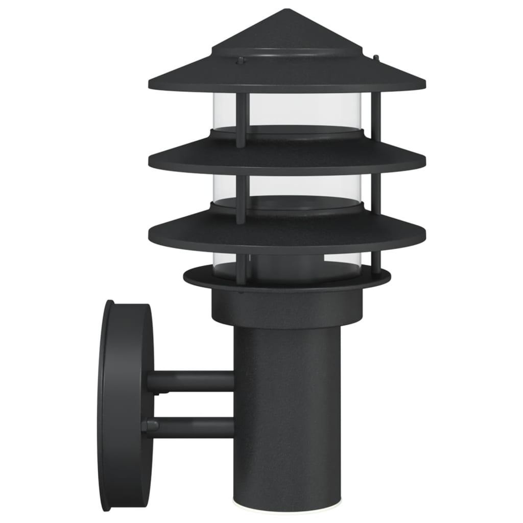 Voir la diapositive 5 : VIDAXL Applique murale d'exterieur noir acier inoxydable