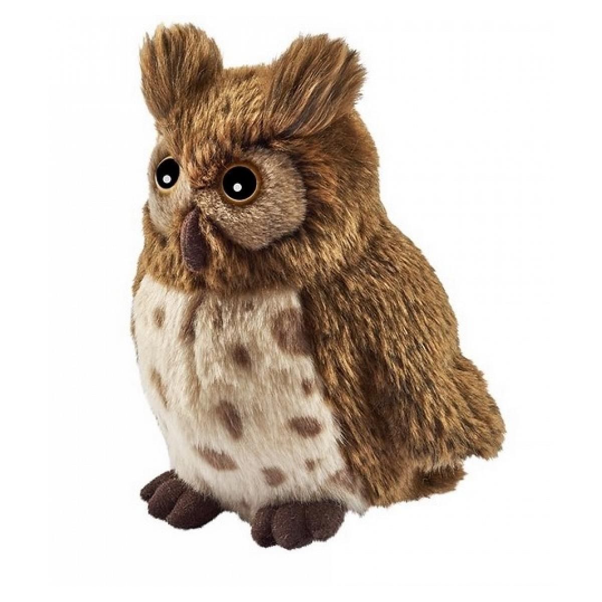 Anima Peluche Hibou Anima 18 cm - Douceur et Réalisme
