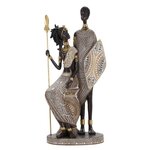Paris Prix Statuette Déco Famille  Tribal Masai  38cm Multicolore