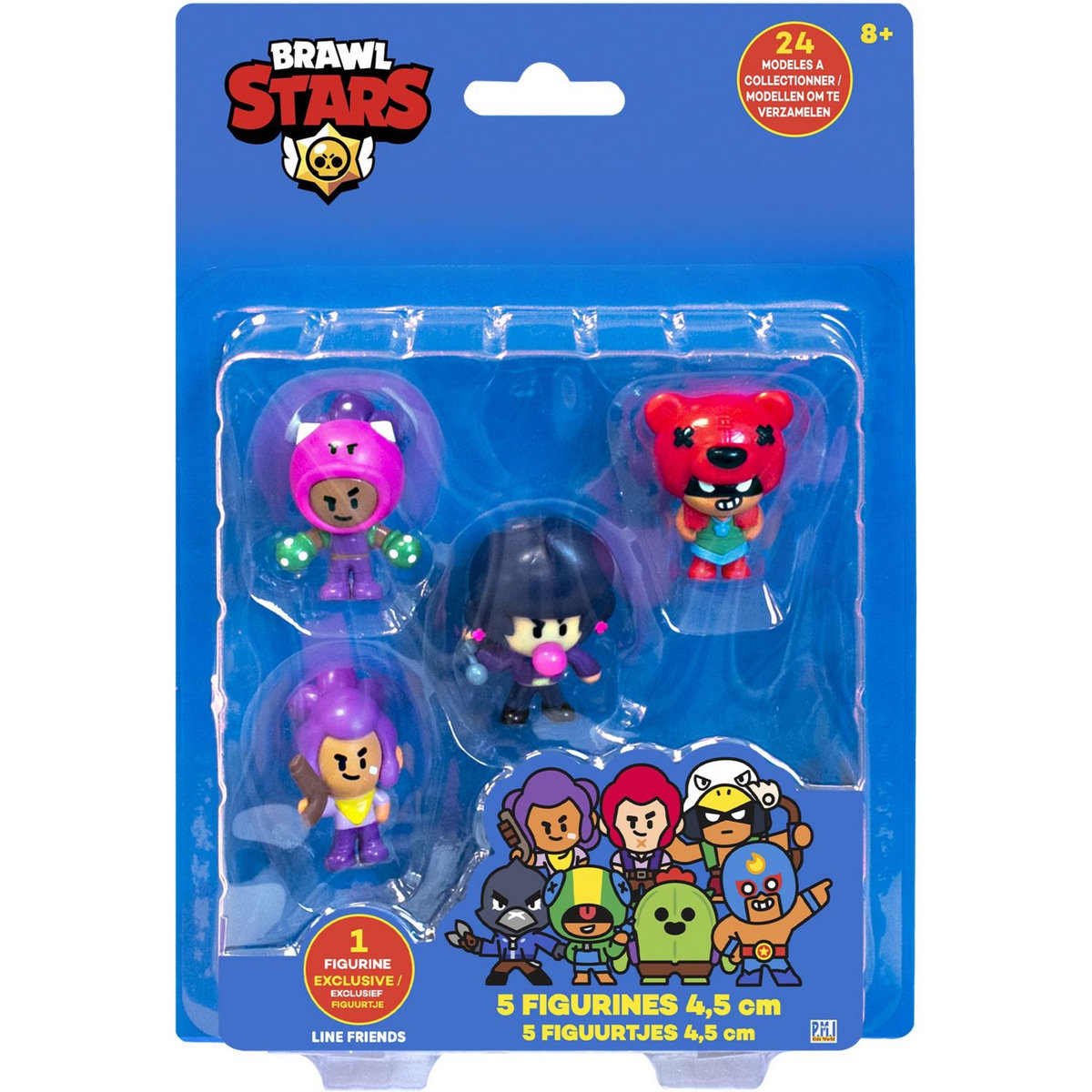 LANSAY Brawl Stars 5 Figurines 4,5cm #1