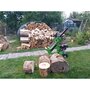 VITO Garden Fendeuse à bois 12 tonnes à essence Vertical 4T 7CV 5.2kW Bûches Ø30cm Longueur 52cm VITOAGRO