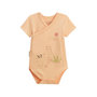 Voir la diapositive 3 : Petit Béguin Lot de 2 bodies bébé manches courtes ouverture croisée Sierra