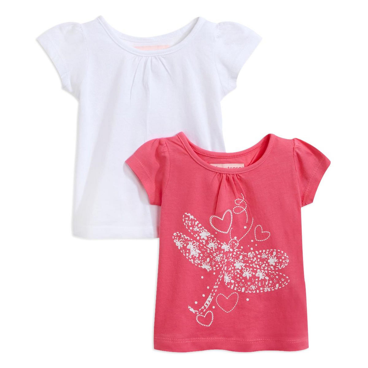 IN EXTENSO Lot de 2 tee-shirts manches courtes bébé
