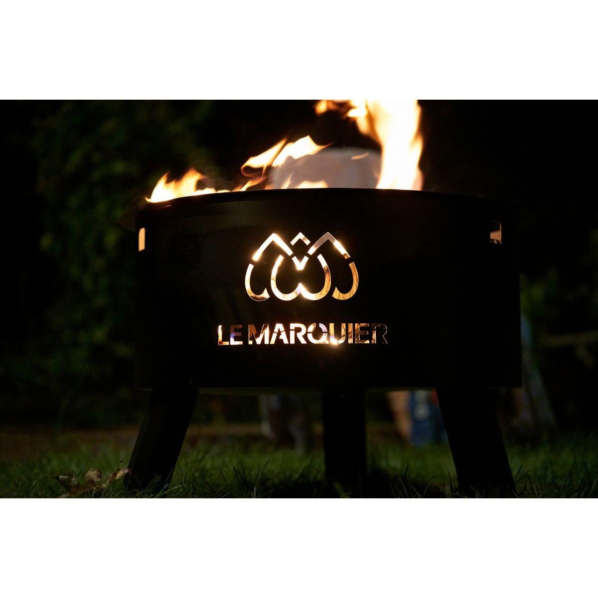 Le marquier Brasero avec couvercle Original noir