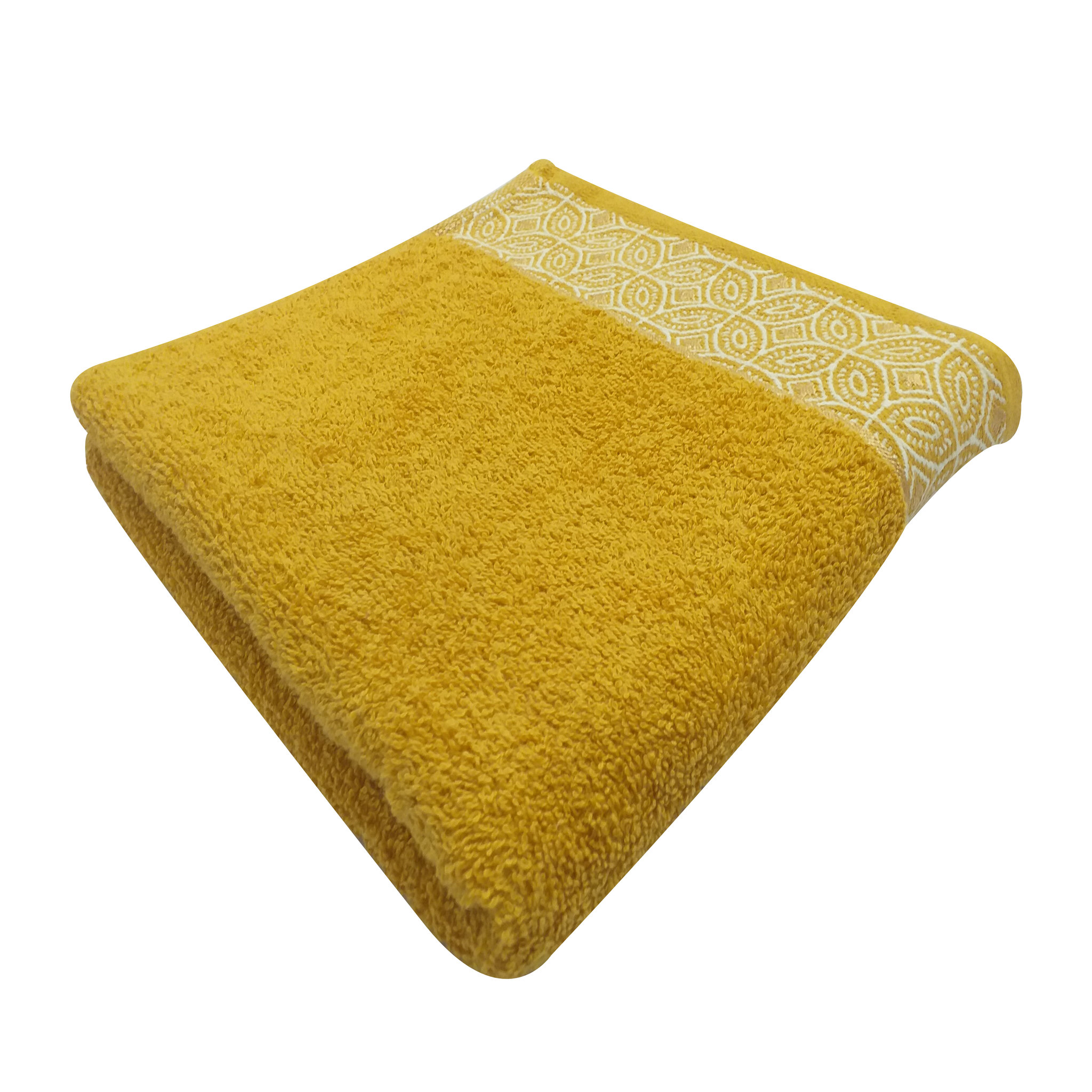 Voir la diapositive 1 : ACTUEL Serviette de toilette fantaisie en coton 450gsm IBIZA