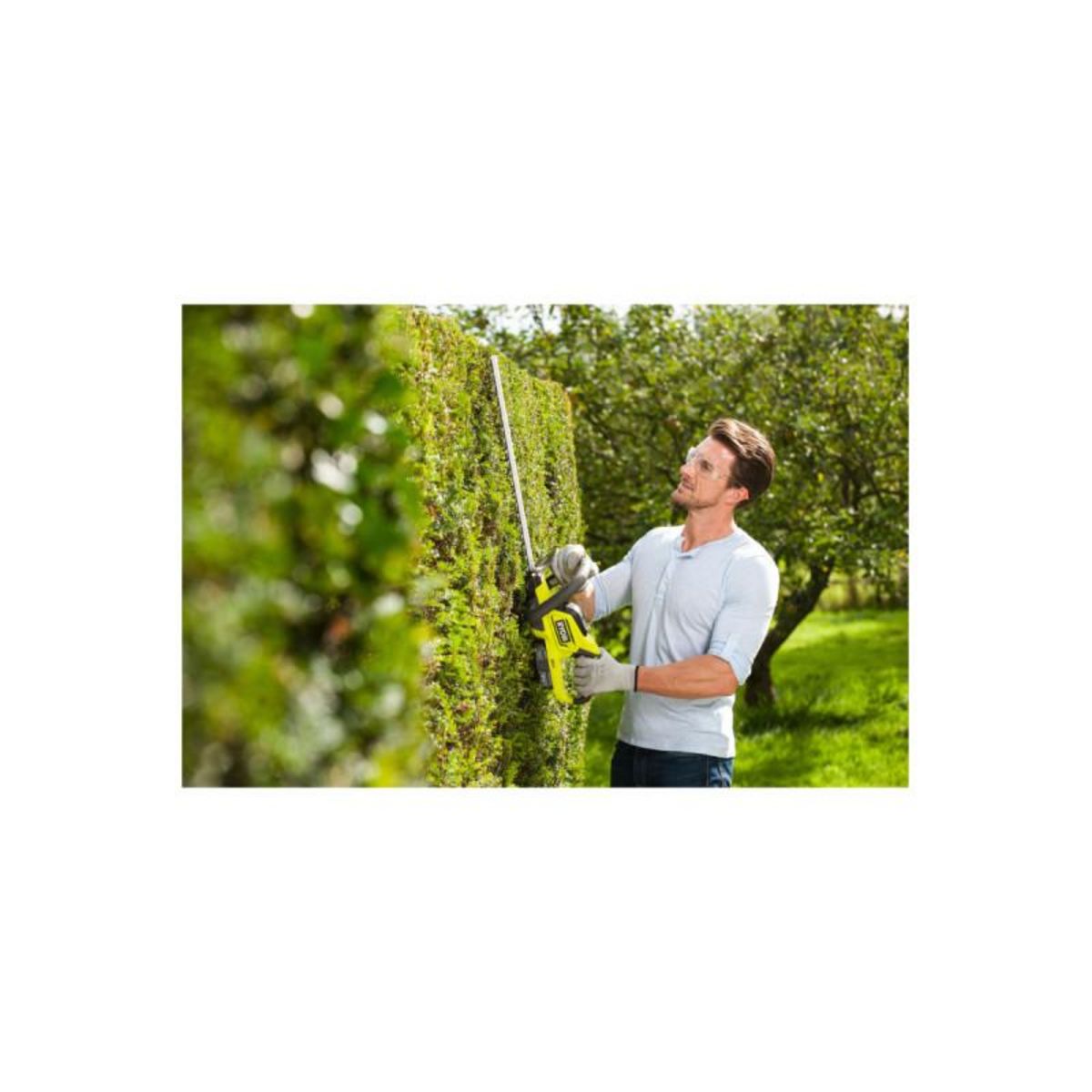 Ryobi Pack RYOBI Taille-haies OHT1845 - 18V One+ - 1 Batterie 2.0Ah - 1 Chargeur rapide