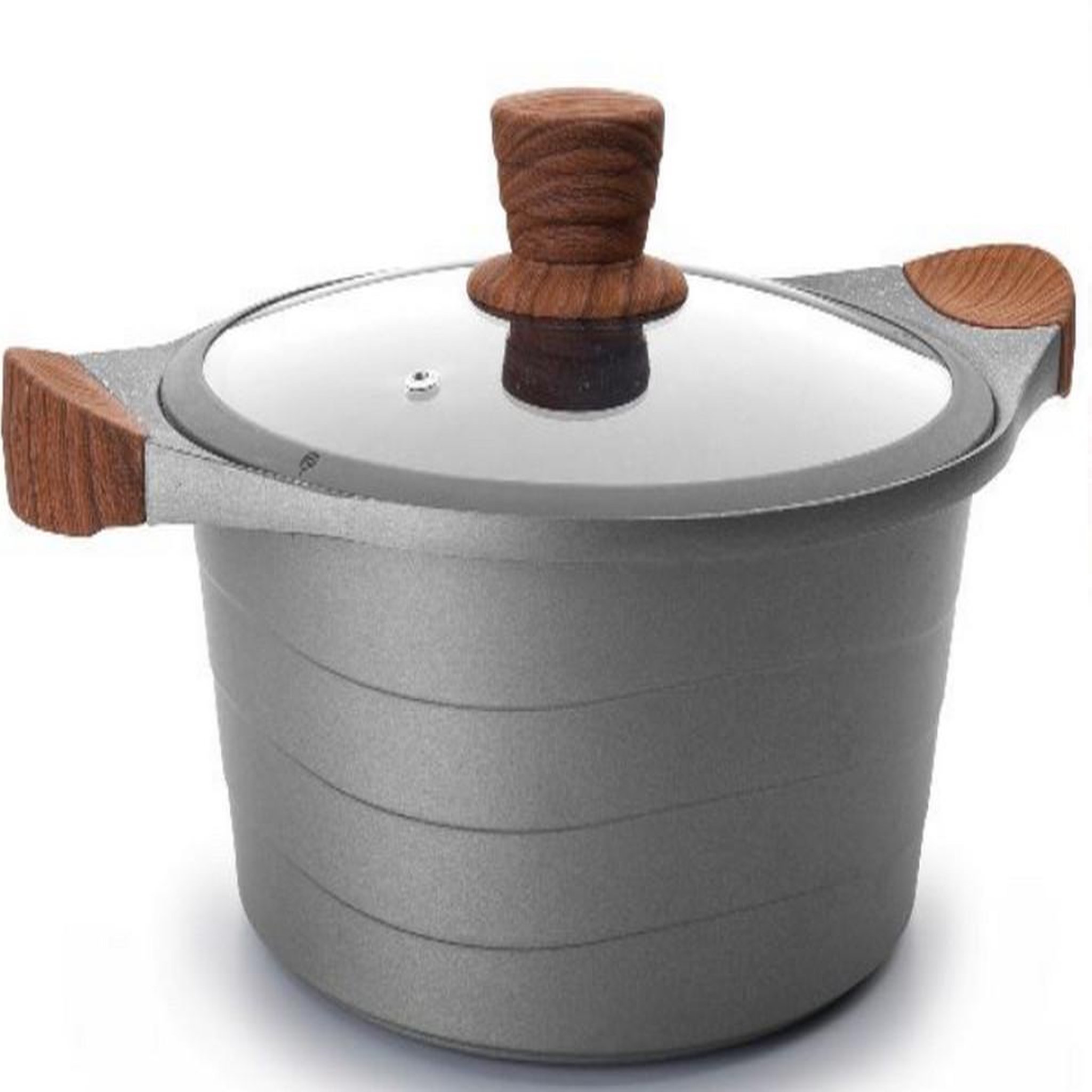Lacor Faitout anti-adhésif 24cm gris - 27324