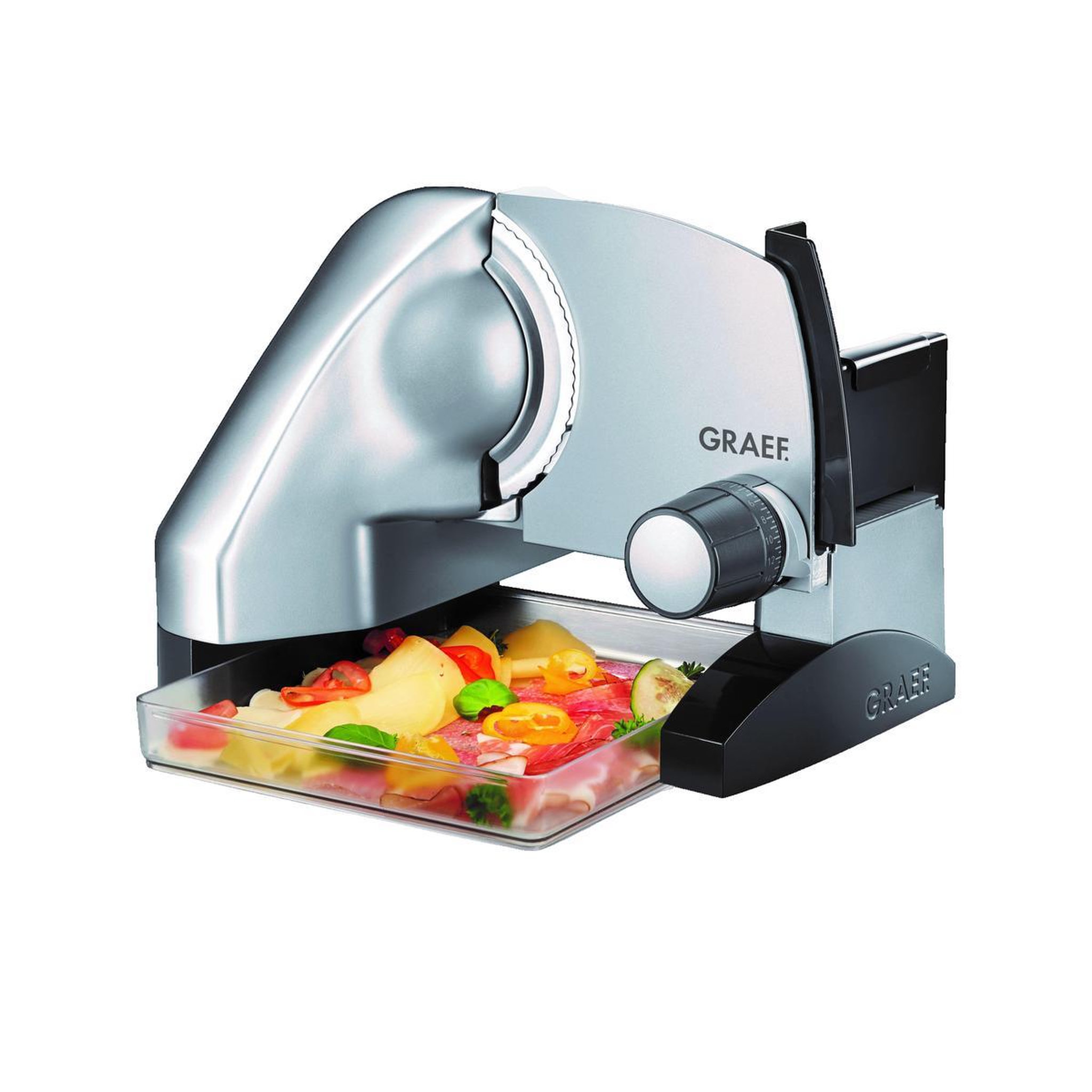 Voir la diapositive 2 : graef Trancheuse électrique Graef SKS 500 lame acier inoxydable 17 cm