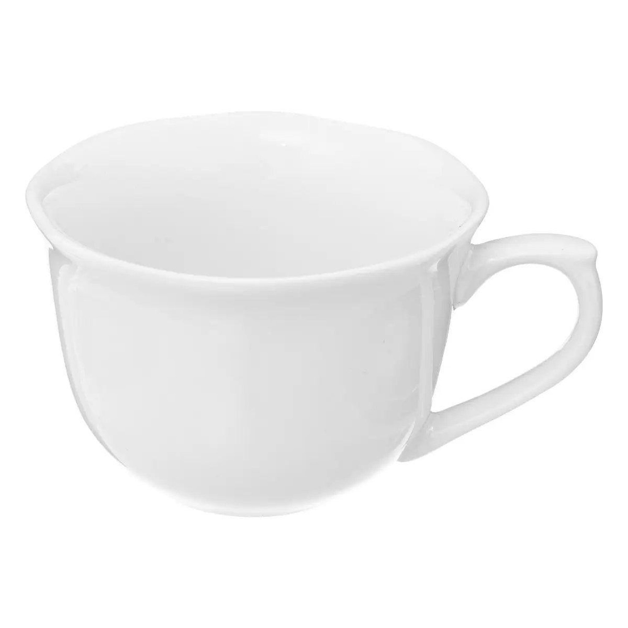 Voir la diapositive 3 : SECRET DE GOURMET Lot de 6 tasses & sous tasses  alma  23cl blanc