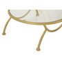 Voir la diapositive 6 : Paris Prix Table d'Appoint 2 Niveaux  Flowers  78cm Or