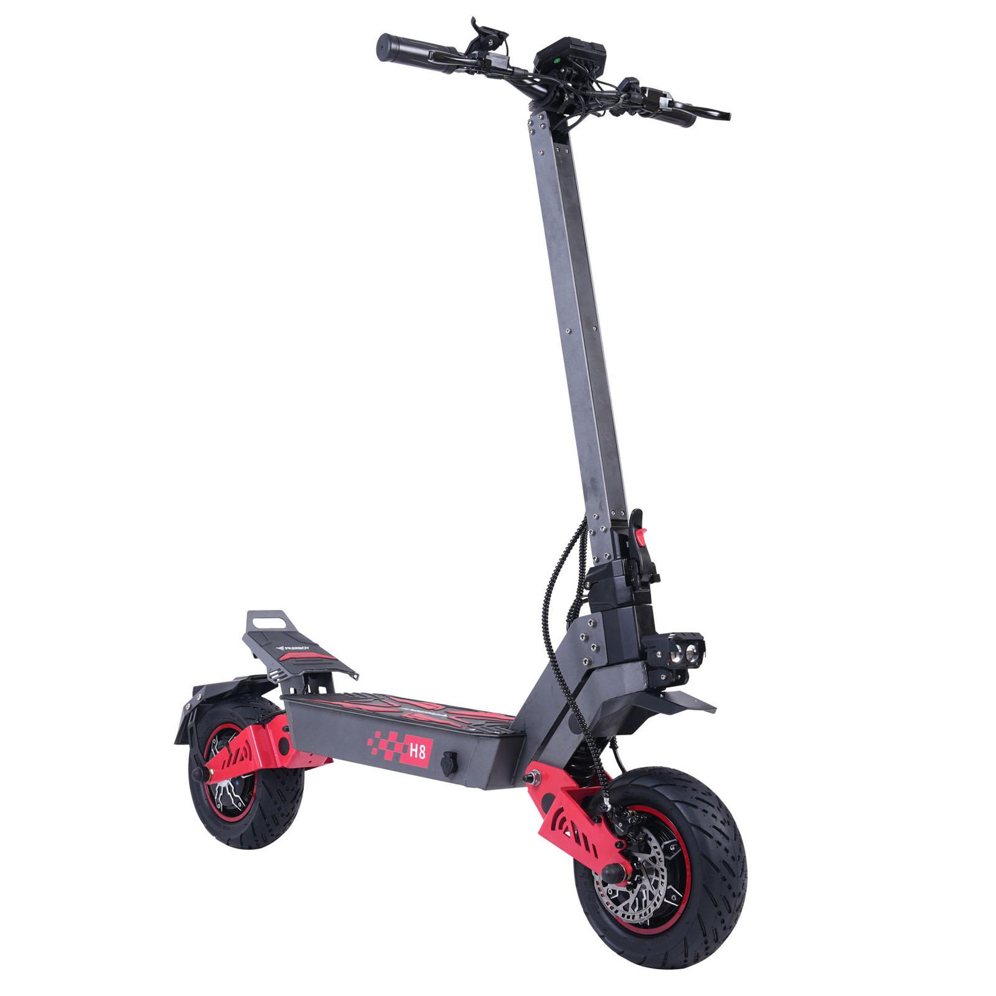 Voir la diapositive 6 : FREEBOY Trottinette électrique performante freeboy h8 – double moteur, 60 v 28 ah, 11 pouces tout-terrain