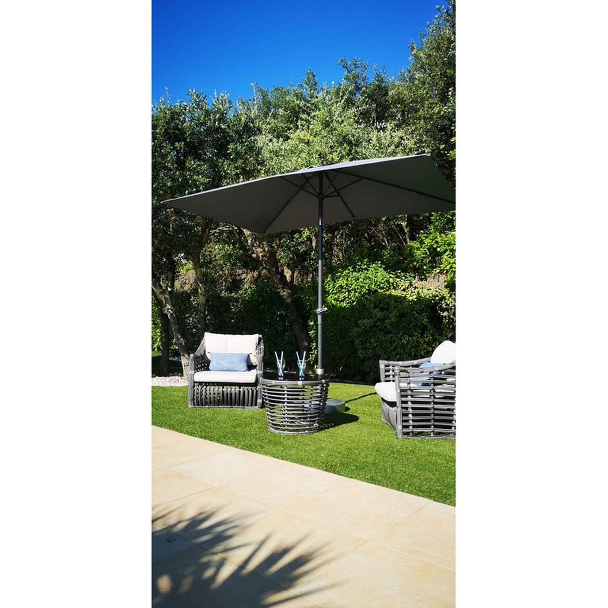 Voir la diapositive 5 : Givex Parasol droit - Gris - TILT